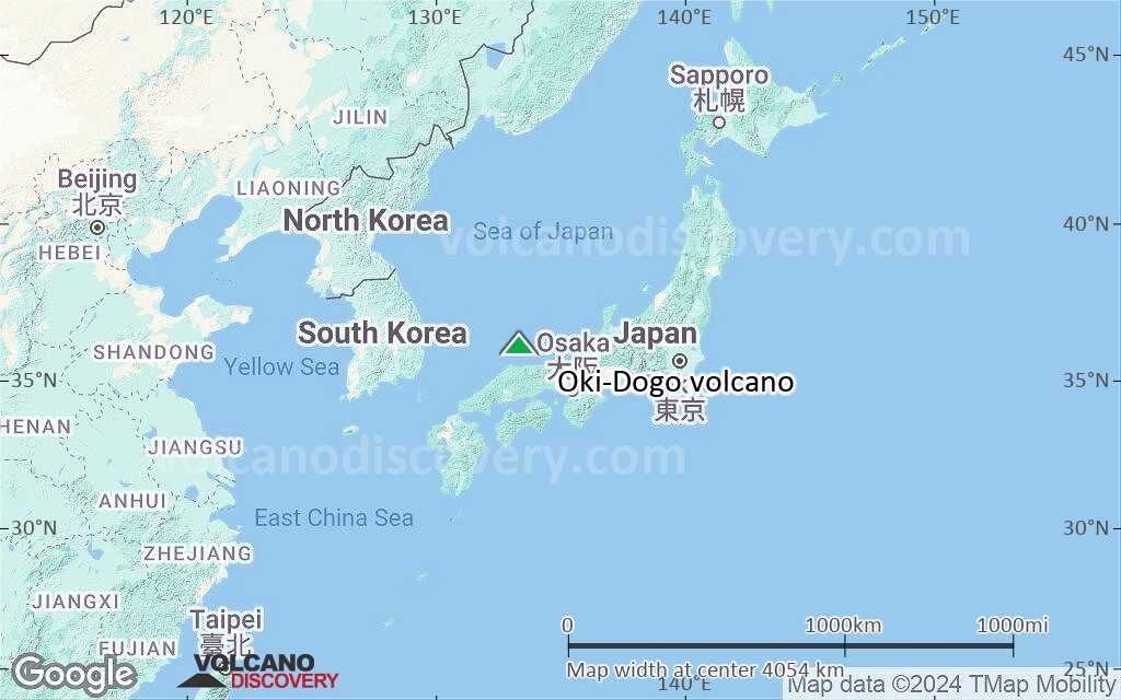 Terrain-type map of Oki-Dogo volcano (region scale large)