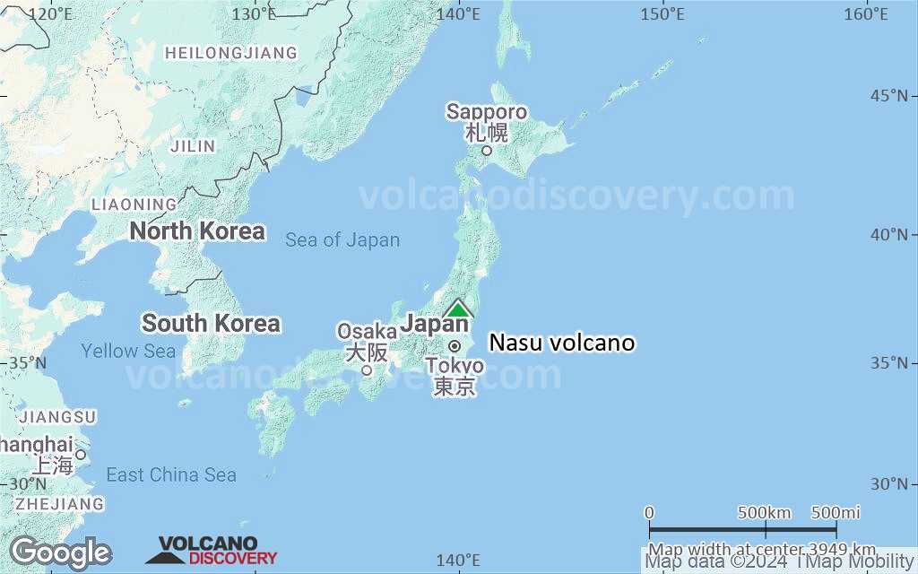 Terrain-type map of Nasu volcano (region scale large)