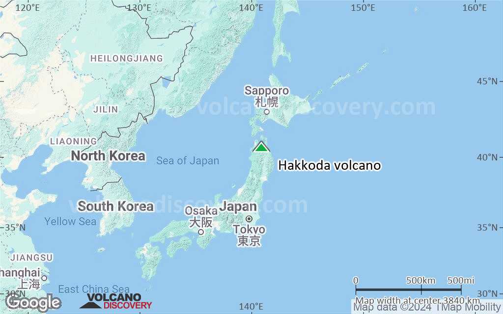 Terrain-type map of Hakkoda volcano (region scale large)