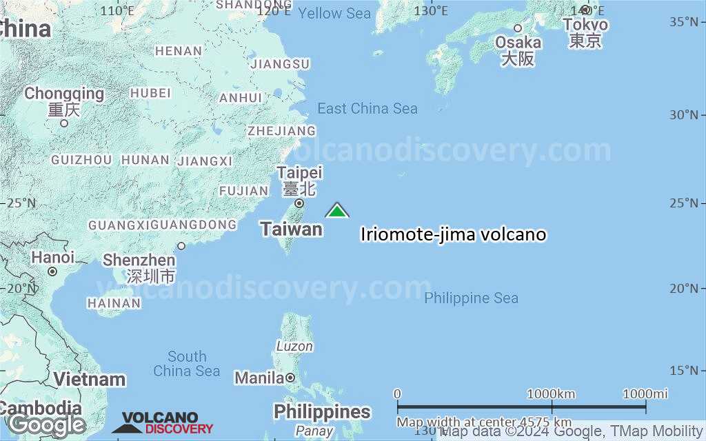 Terrain-type map of Iriomote-jima volcano (region scale large)
