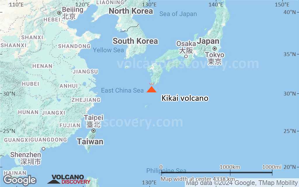 Terrain-type map of Kikai volcano (region scale large)