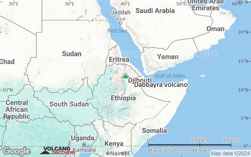 Terrain-type map of Dabbayra volcano (region scale large)