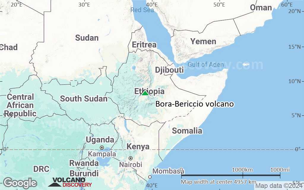 Terrain-type map of Bora-Bericcio volcano (region scale large)