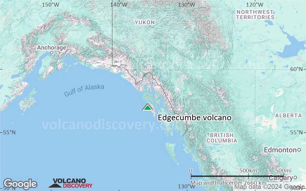 Terrain-type map of Edgecumbe volcano (region scale large)