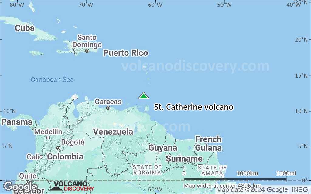 Terrain-type map of St. Catherine volcano (region scale large)