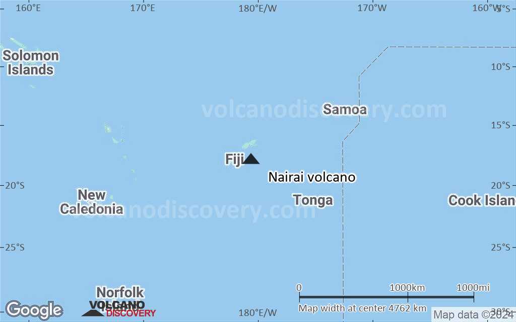 Terrain-type map of Nairai volcano (region scale large)