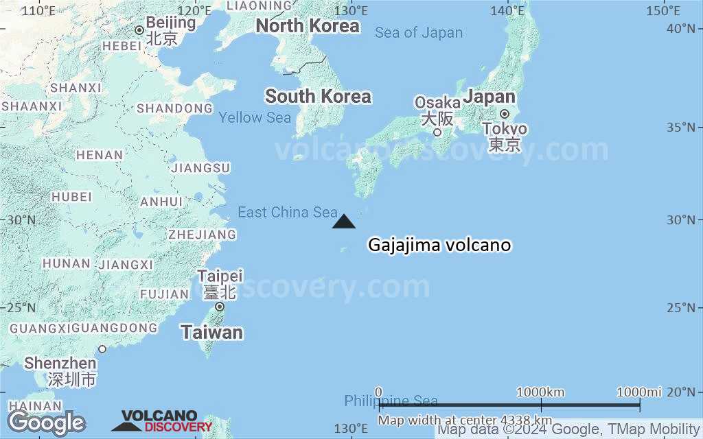 Terrain-type map of Gajajima volcano (region scale large)
