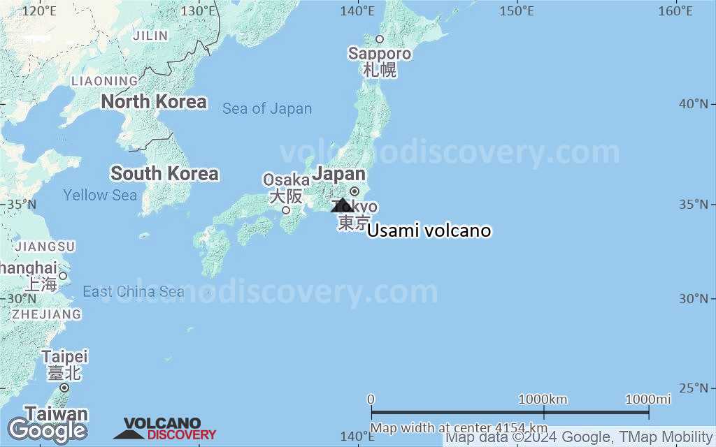 Terrain-type map of Usami volcano (region scale large)