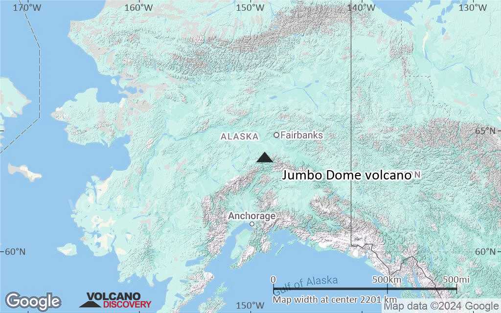 Terrain-type map of Jumbo Dome volcano (region scale large)