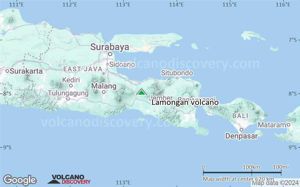 Terrain-type map of Lamongan volcano (local scale large)
