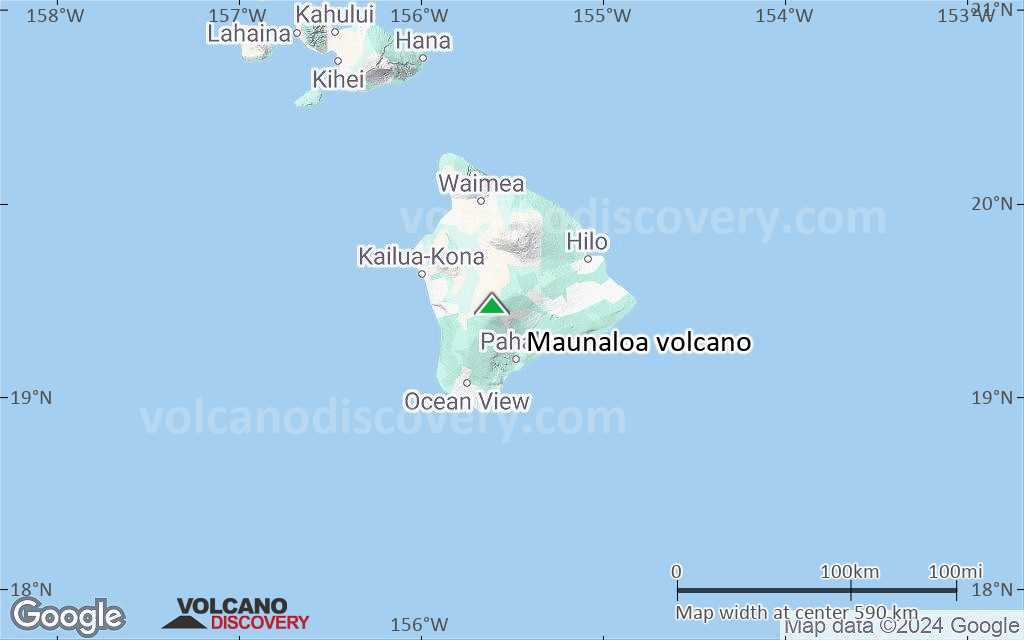 Terrain-type map of Maunaloa volcano (local scale large)