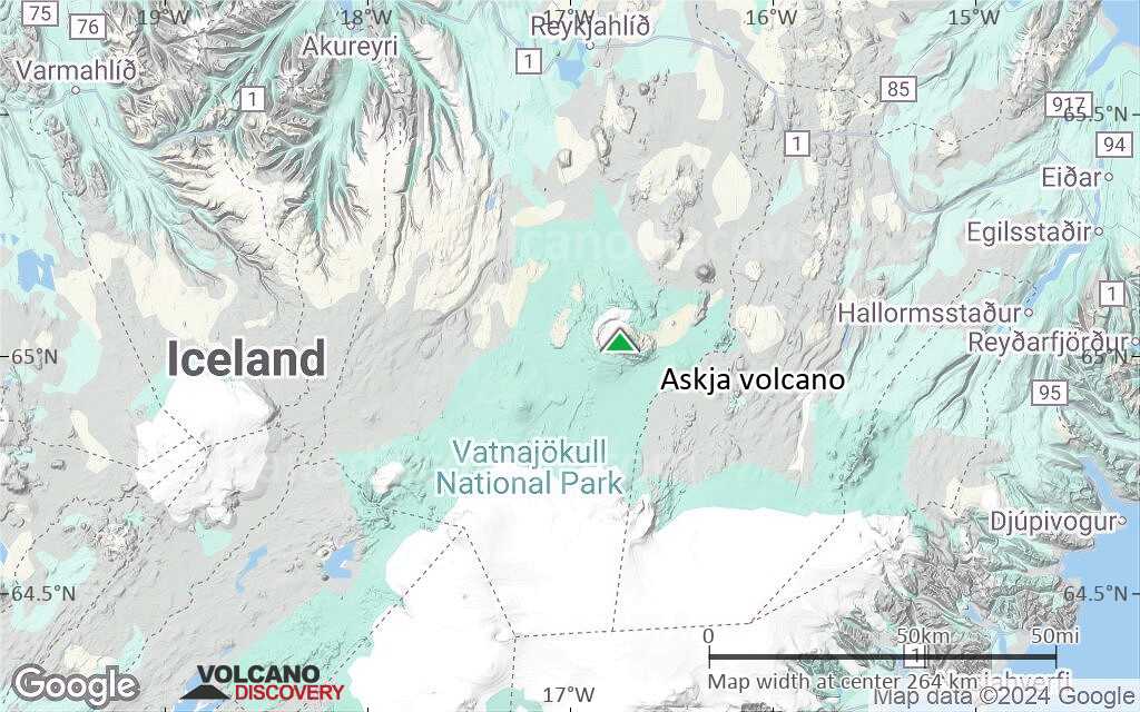 Terrain-type map of Askja volcano (local scale large)
