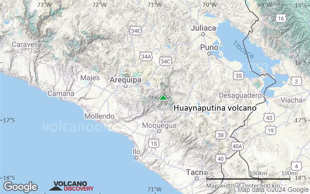Terrain-type map of Huaynaputina volcano (local scale large)