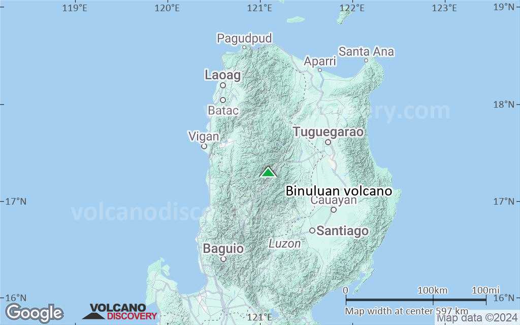 Terrain-type map of Binuluan volcano (local scale large)