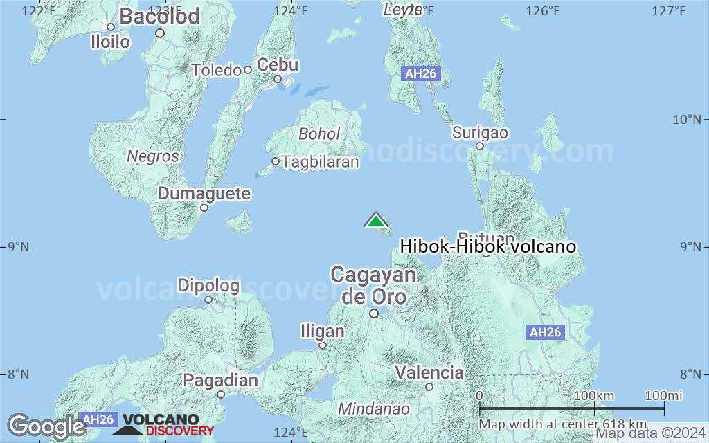 Terrain-type map of Hibok-Hibok volcano (local scale large)