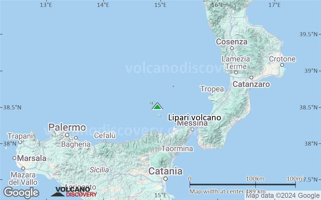 Terrain-type map of Lipari volcano (local scale large)