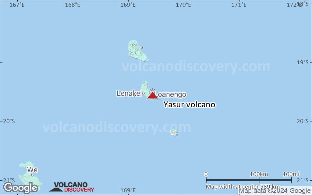 Terrain-type map of Yasur volcano (local scale large)