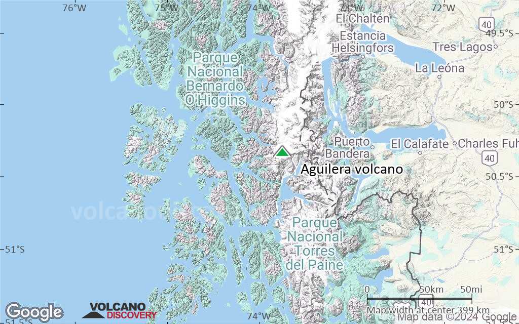 Terrain-type map of Aguilera volcano (local scale large)