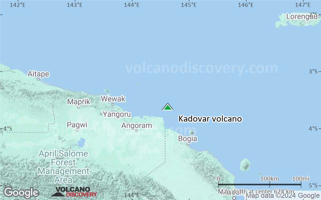 Terrain-type map of Kadovar volcano (local scale large)