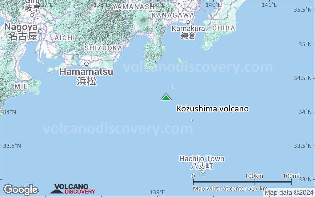 Terrain-type map of Kozushima volcano (local scale large)
