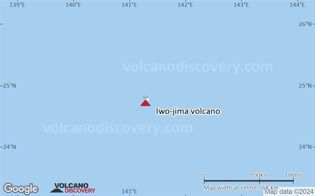 Terrain-type map of Iwo-jima volcano (local scale large)