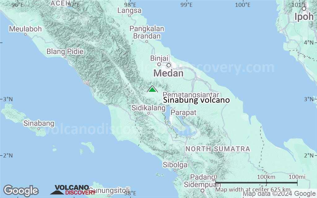 Terrain-type map of Sinabung volcano (local scale large)
