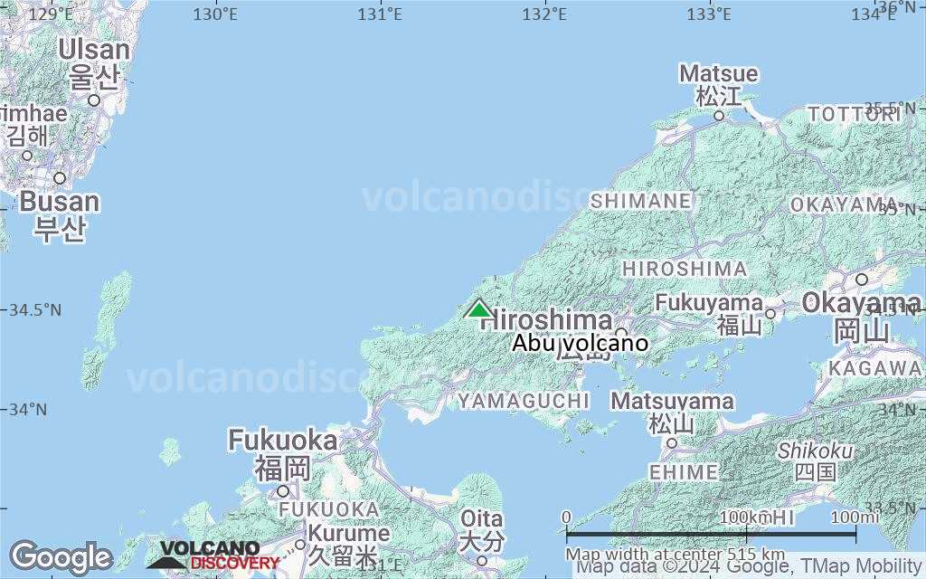 Terrain-type map of Abu volcano (local scale large)