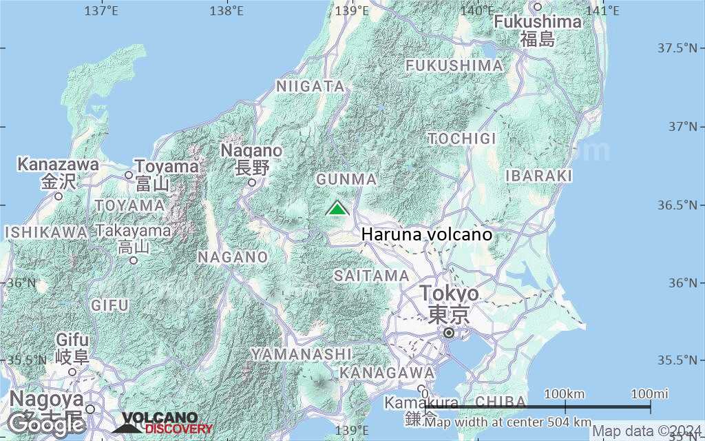 Terrain-type map of Haruna volcano (local scale large)