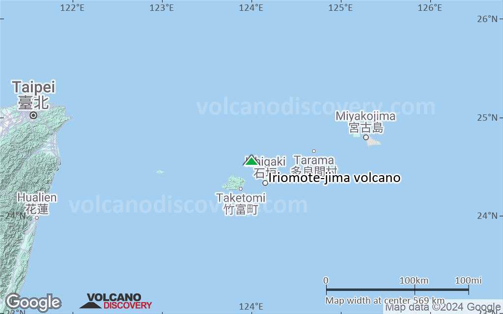 Terrain-type map of Iriomote-jima volcano (local scale large)