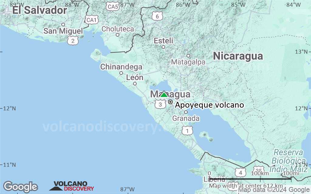 Terrain-type map of Apoyeque volcano (local scale large)