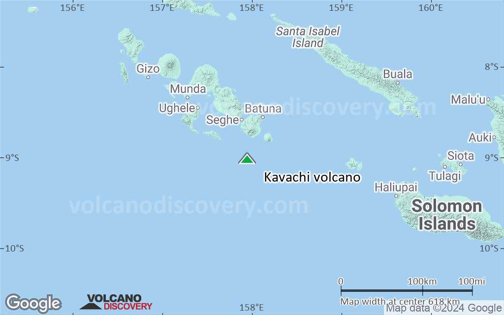 Terrain-type map of Kavachi volcano (local scale large)