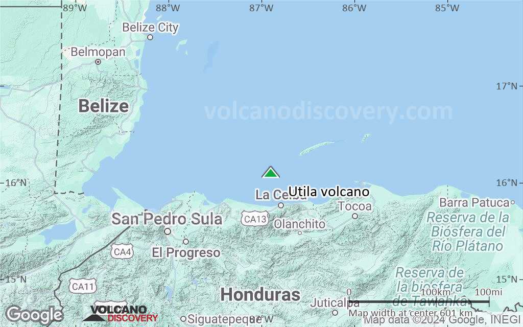 Terrain-type map of Utila volcano (local scale large)