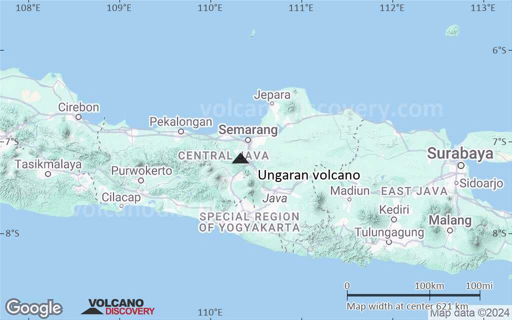 Terrain-type map of Ungaran volcano (local scale large)