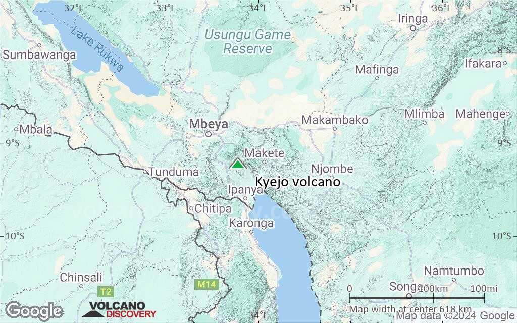 Terrain-type map of Kyejo volcano (local scale large)