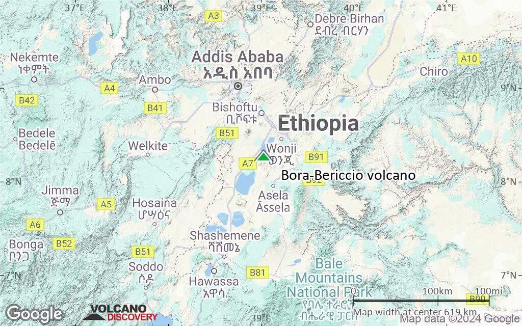 Terrain-type map of Bora-Bericcio volcano (local scale large)