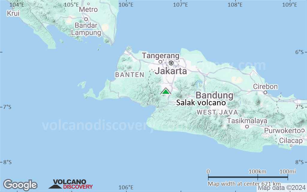 Terrain-type map of Salak volcano (local scale large)