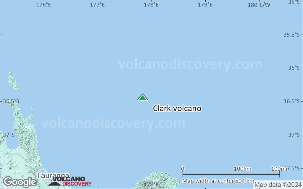 Terrain-type map of Clark volcano (local scale large)