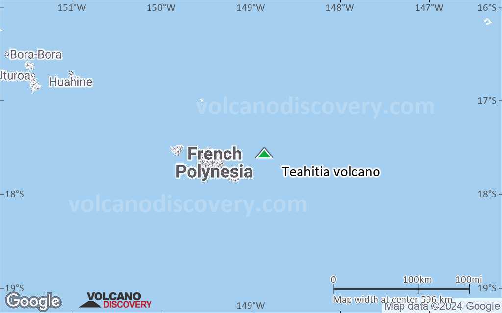 Terrain-type map of Teahitia volcano (local scale large)