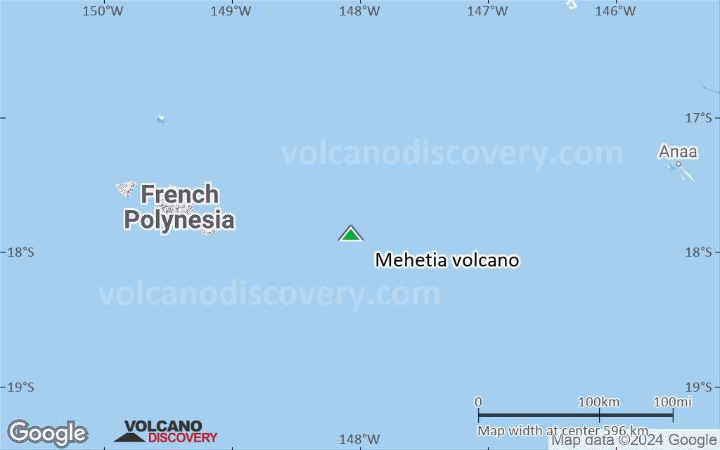 Terrain-type map of Mehetia volcano (local scale large)
