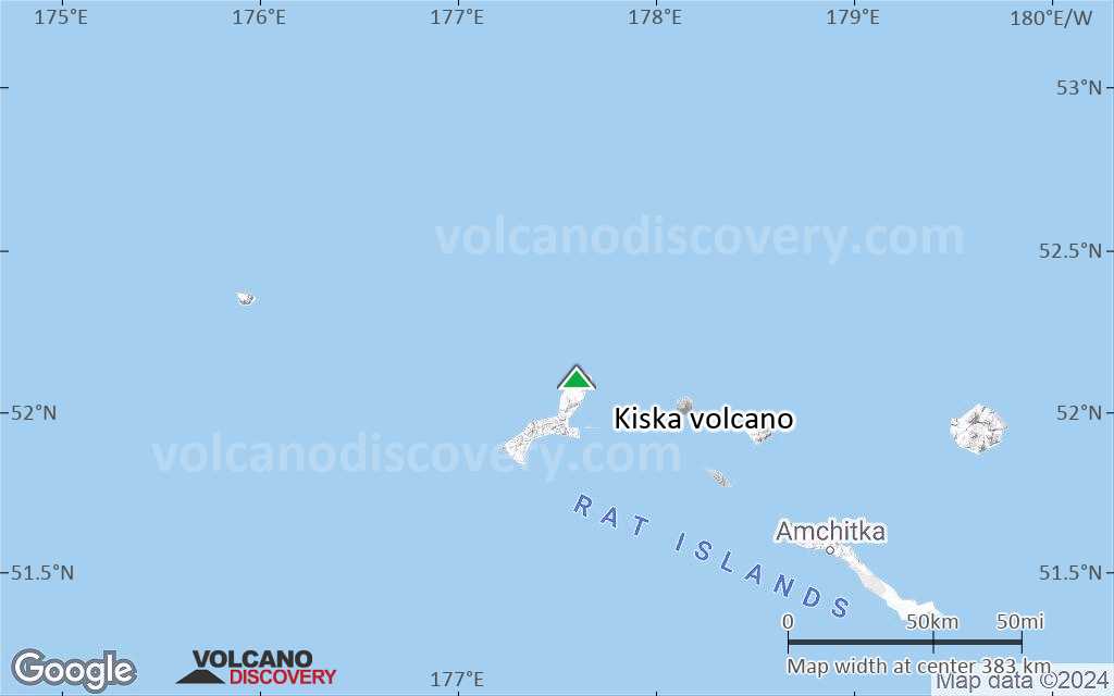 Terrain-type map of Kiska volcano (local scale large)