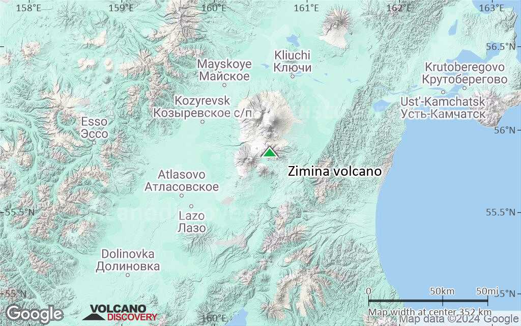 Terrain-type map of Zimina volcano (local scale large)
