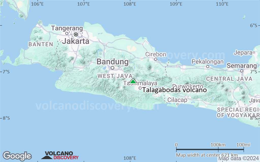 Terrain-type map of Talagabodas volcano (local scale large)