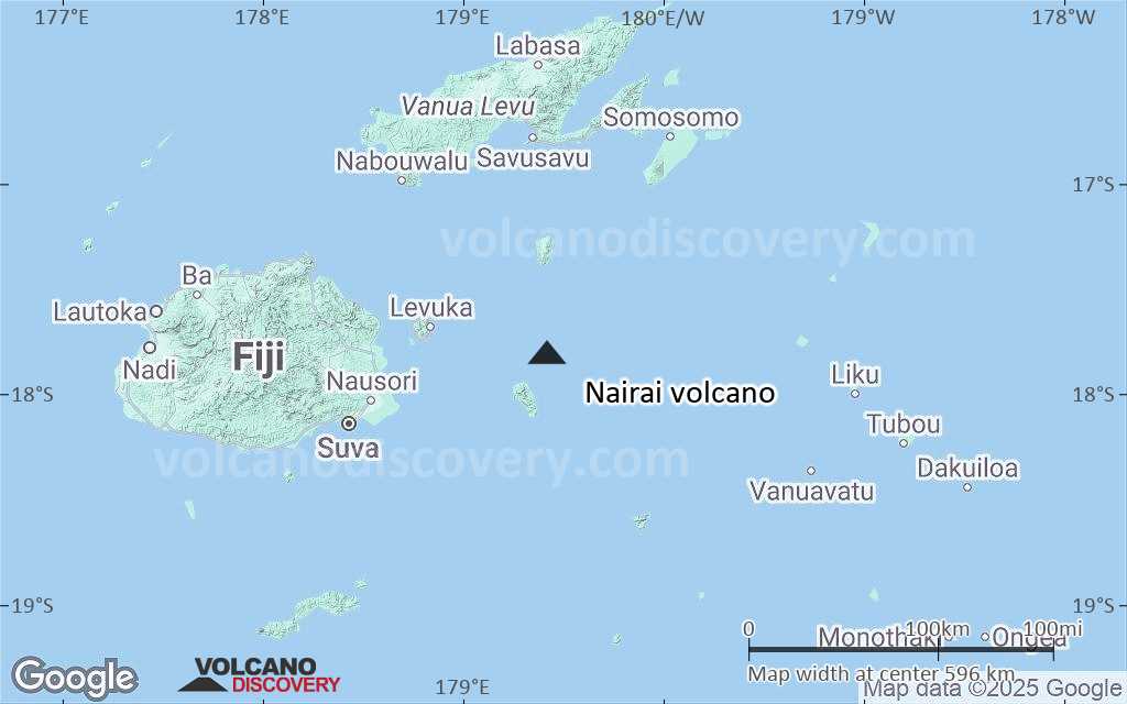 Terrain-type map of Nairai volcano (local scale large)