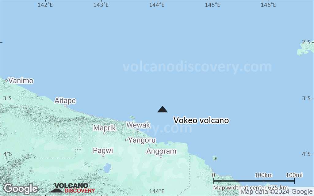 Terrain-type map of Vokeo volcano (local scale large)
