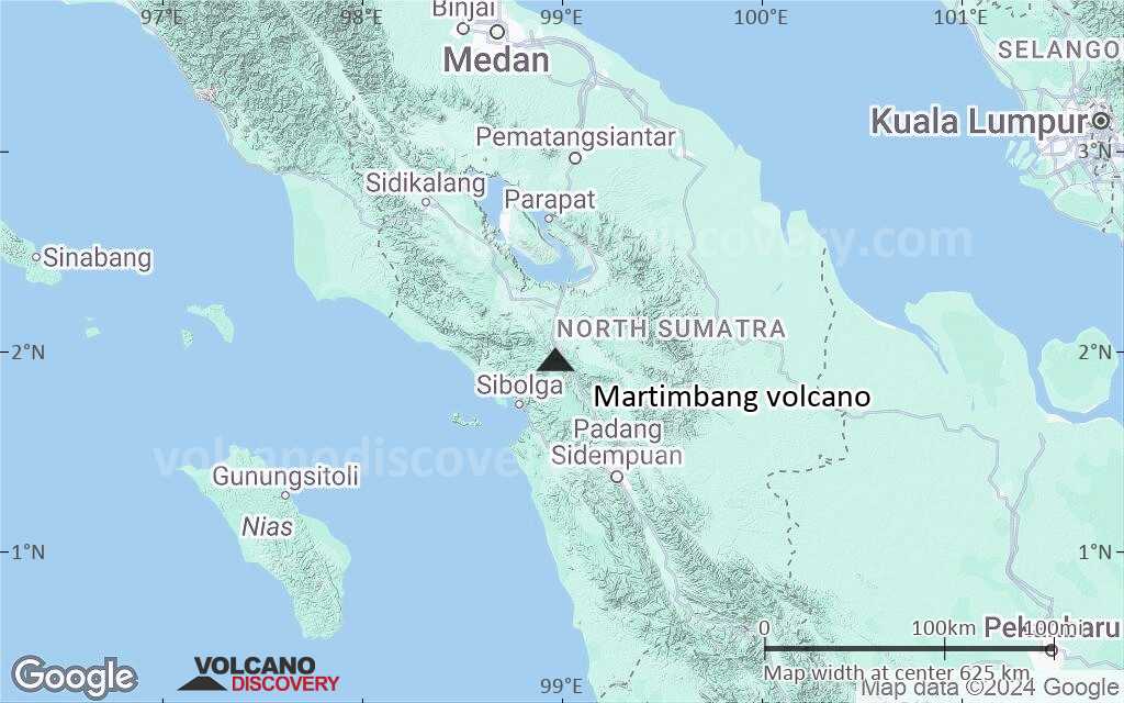 Terrain-type map of Martimbang volcano (local scale large)
