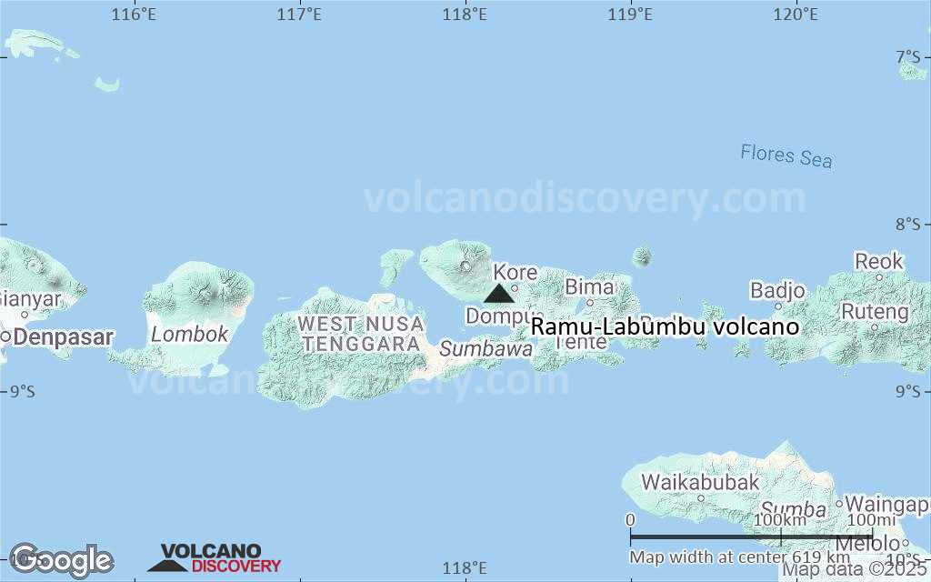 Terrain-type map of Ramu-Labumbu volcano (local scale large)
