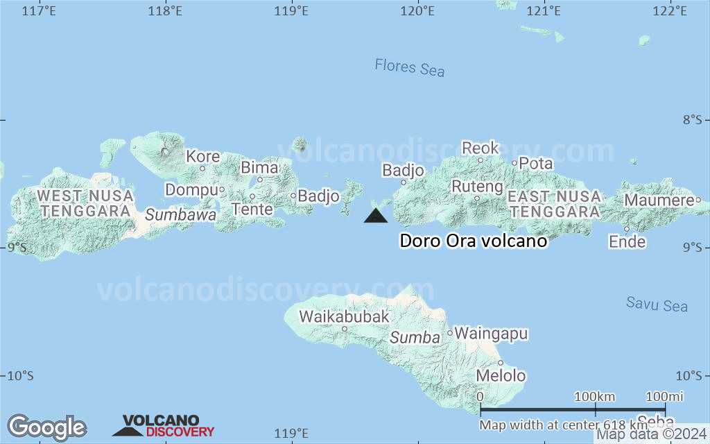 Terrain-type map of Doro Ora volcano (local scale large)