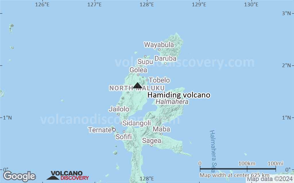 Terrain-type map of Hamiding volcano (local scale large)