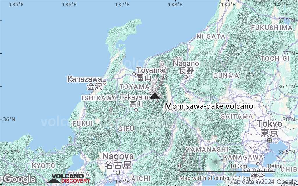 Terrain-type map of Momisawa-dake volcano (local scale large)