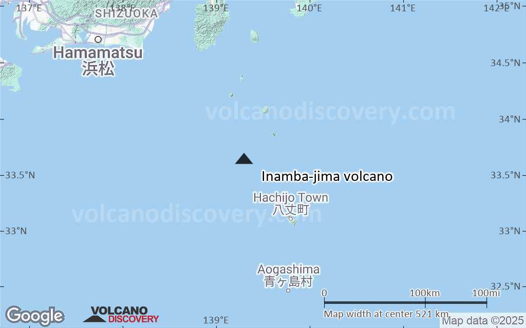Terrain-type map of Inamba-jima volcano (local scale large)